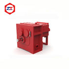 TDSN75 Caja de engranajes extrusora de doble tornillo blanca/roja 110 - 160KW Potencia Caja de engranajes extrusora de plástico Sg65 de alto rendimiento
