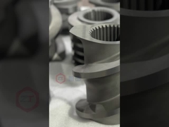 Elementos de tornillo de extrusores de doble tornillo listos para el envío